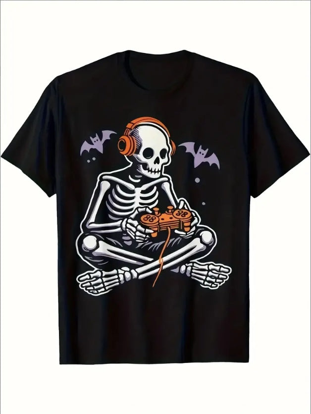 Skeleton Gamer T-shirt