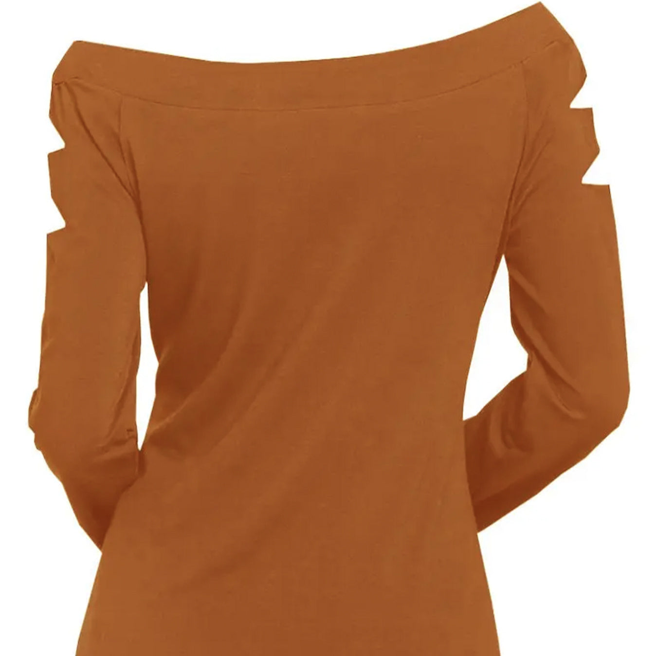 Halloween Ghost Face Diagonal Collar Long Sleeve T-shirt