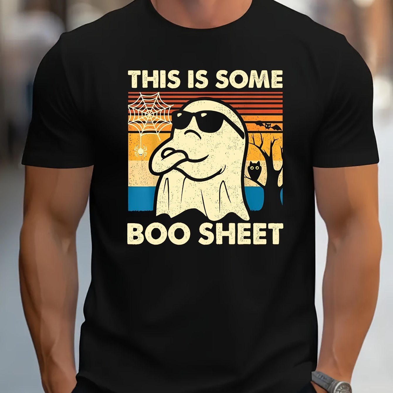 This Is Some Boo Sheet Halloween Ghost Graphic T-shirt