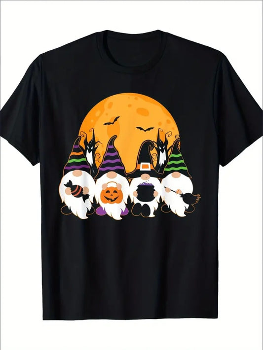 Cute Halloween Gnomes Trick-or-treating T-shirt