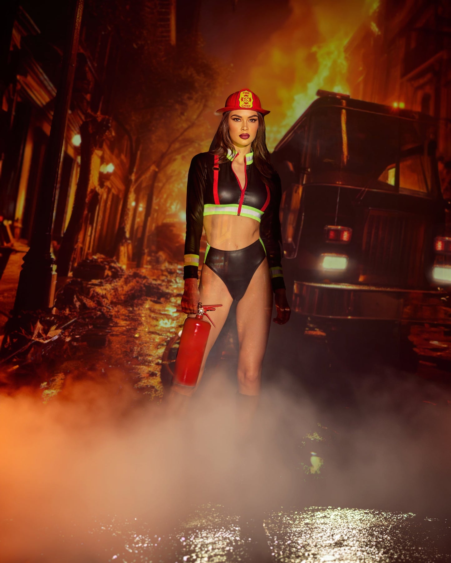 Fierce Fire Woman