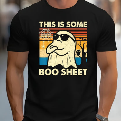 This Is Some Boo Sheet Halloween Ghost Graphic T-shirt